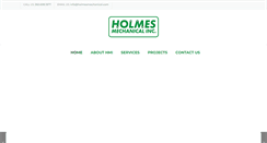 Desktop Screenshot of holmesmechanical.com